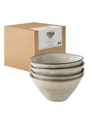 Dutch Rose Set of 4 Cream 14CM Bowls Gift Boxed - Image 3 of 3