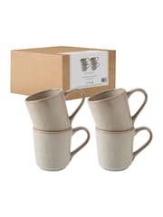 Dutch Rose Set of 4 Cream Mugs - Image 4 of 4