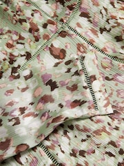 Ted Baker Green Orrsett Fit And Flare Mini Dress With Cape Detail - Image 5 of 5
