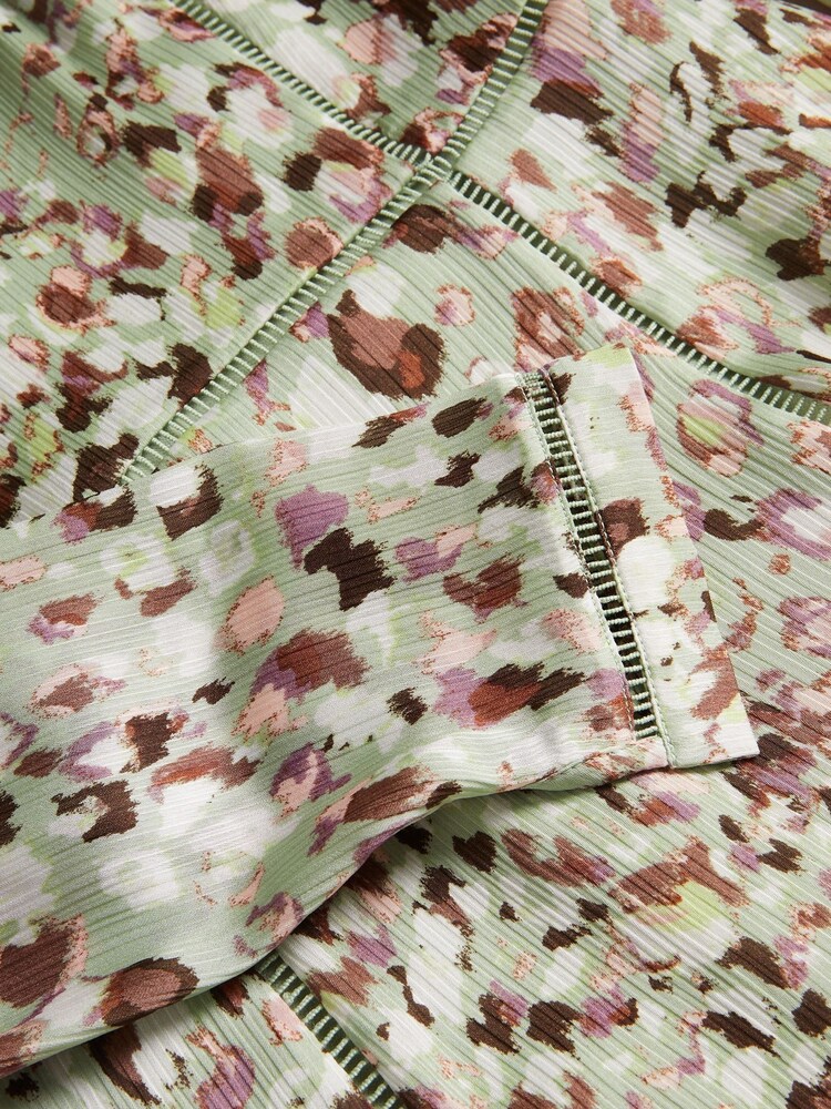 Ted Baker Green Orrsett Fit And Flare Mini Dress With Cape Detail - Image 5 of 5