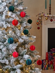 Christbaumkugeln aus Papier im 10er-Pack - Bild 2 von 7