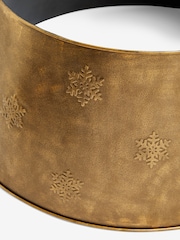 Gold Metal Christmas Tree Skirt - Image 2 of 4