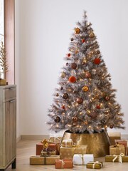Gold Metal Christmas Tree Skirt - Image 4 of 4