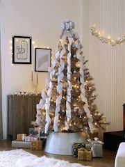 Silver Bow Christmas Tree Topper - Image 4 of 4