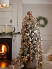 Natural Wicker Christmas Tree Skirt - Image 2 of 3