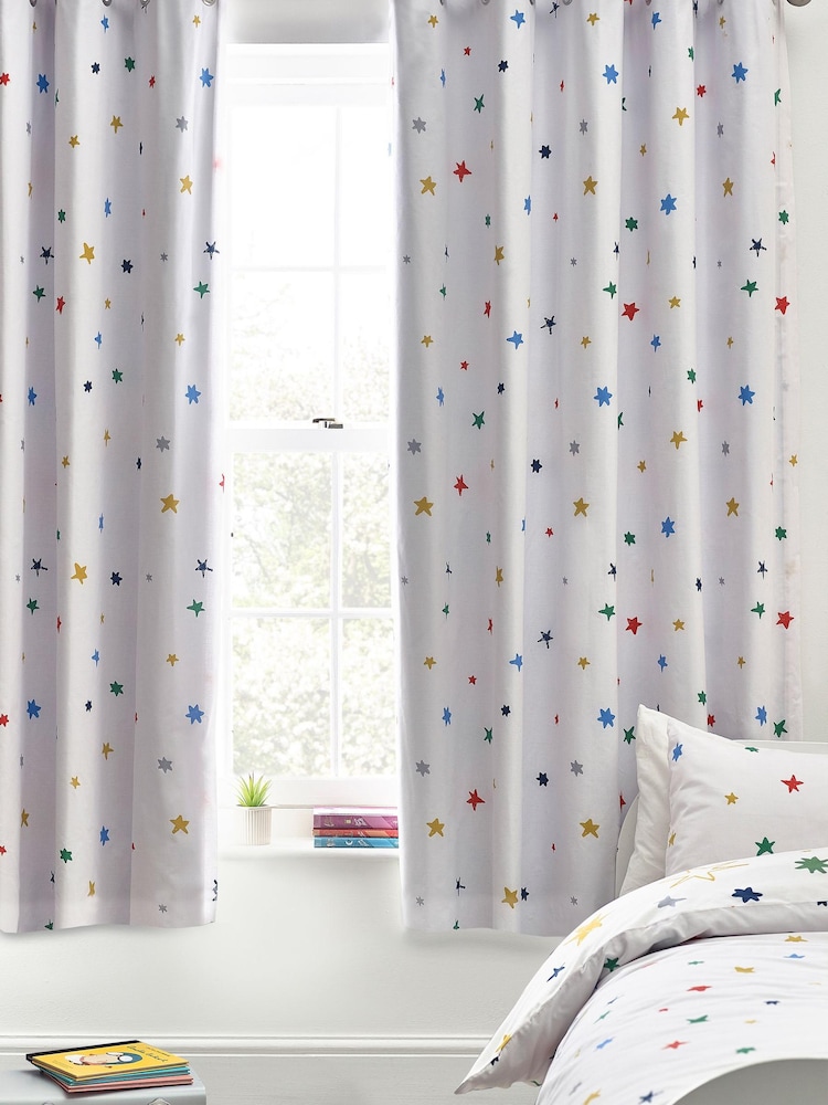 Multi Star Eyelet Blackout/Thermal Curtains - Image 1 of 4