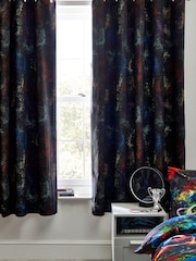 Multi Splatter Eyelet Blackout/Thermal Curtains - Image 1 of 4