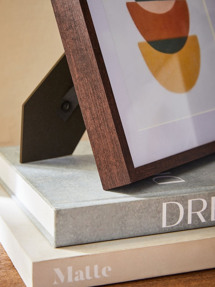 Set of 2 Dark Wood Parker Picture Frames - Image 4 of 7
