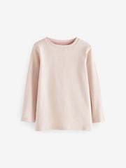 Pink/Cream Spot/Stripe Rib Pyjamas 2 Pack (9mths-12yrs) - Image 4 of 10
