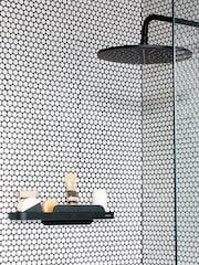 Brabantia Grey Mindset Shower Shelf with Squeegee Dark Grey - Image 1 of 4