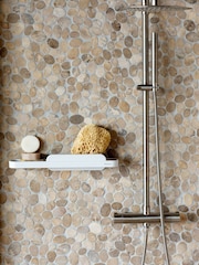 Brabantia White Mindset Shower Shelf with Squeegee - Image 1 of 4