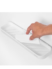 Brabantia White Mindset Shower Shelf with Squeegee - Image 2 of 4
