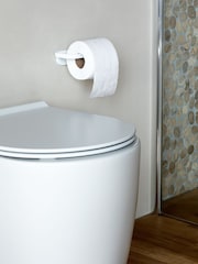 Brabantia White Mindset Toilet Roll Holder Fresh White - Image 1 of 4