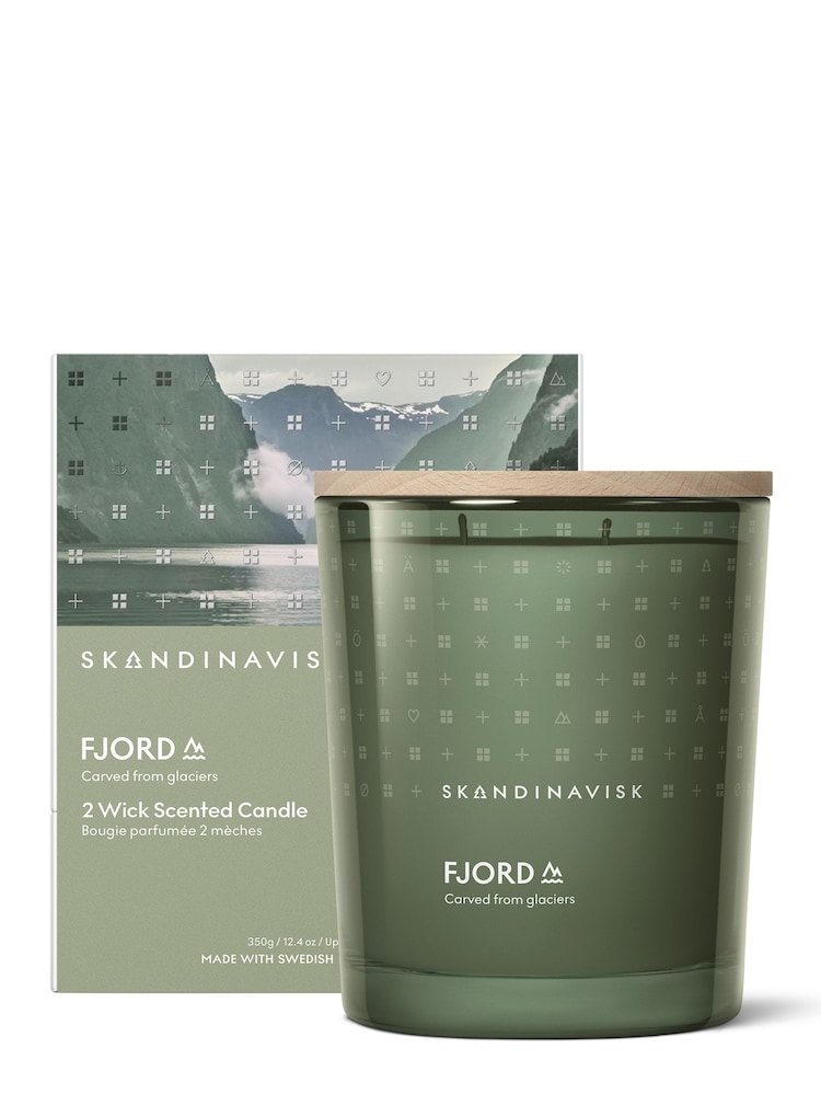 Skandinavisk Fjord 2-Wick Scented Candle 350g - Image 1 of 5 Skandinavisk Fjord 2-Wick Scented Candle 350g - Image 1 of 5