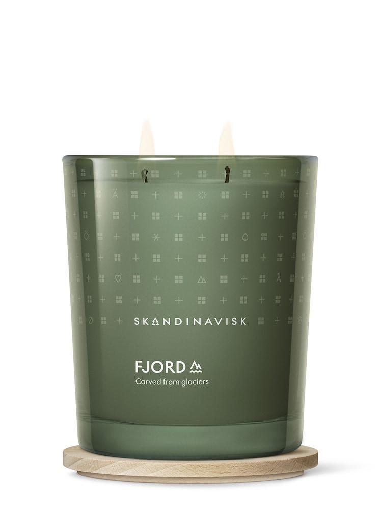 Skandinavisk Fjord 2-Wick Scented Candle 350g - Image 2 of 5 Skandinavisk Fjord 2-Wick Scented Candle 350g - Image 2 of 5