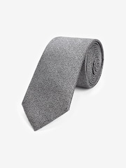 Charcoal Grey Signature Made In Italy Tie - Image 1 of 3