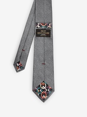 Charcoal Grey Signature Made In Italy Tie - Image 2 of 3