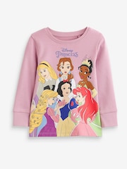 Purple 100% Cotton Disney Princesses Snuggle Pyjamas (9mths-8yrs) - Image 5 of 7