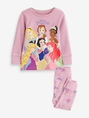 Purple 100% Cotton Disney Princesses Snuggle Pyjamas (9mths-8yrs) - Image 7 of 7
