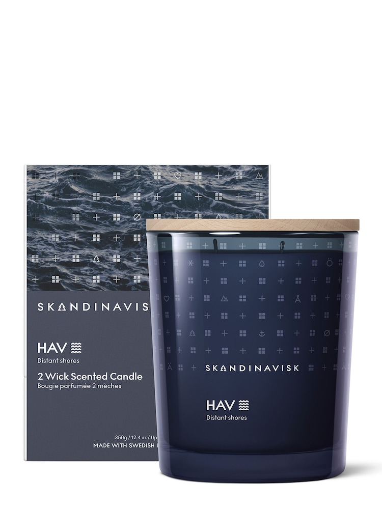Skandinavisk Hav 2-Wick Scented Candle 350g - Image 1 of 5