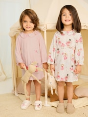 Pink/Cream Fairy Nighties 2 Pack (2-12yrs) - Image 1 of 6