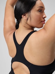 Speedo Black Plus Size Womens Endurance+ Medalist Swimsuit - Image 5 of 7