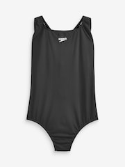 Speedo Black Plus Size Womens Endurance+ Medalist Swimsuit - Image 7 of 7