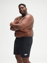Svart - Speedo Plus Size Herr Essential 16" Watershorts - Bild 3 av 6