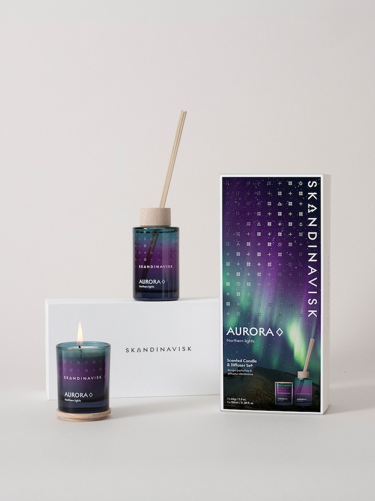 Skandinavisk Aurora Scented Candle & Diffuser Gift Set - Image 2 of 4 Skandinavisk Aurora Scented Candle & Diffuser Gift Set - Image 2 of 4