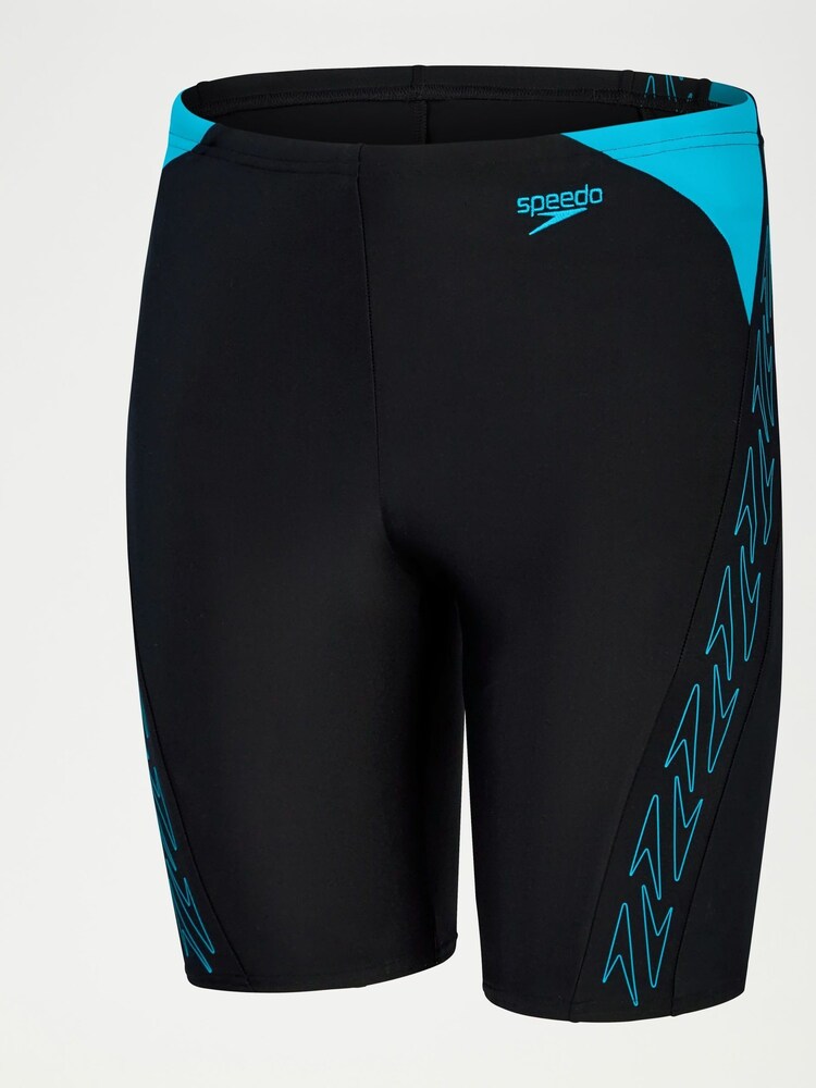 Speedo Black Boys HyperBoom Logo Splice Jammer Shorts - Image 10 of 10