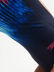 Speedo Womens Digital Printed Medalist Swimsuit - Image 10 of 10