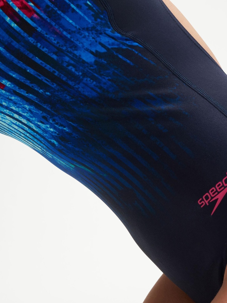 Speedo Womens Digital Printed Medalist Swimsuit - Image 10 of 10