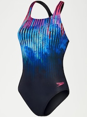 Speedo Womens Digital Printed Medalist Swimsuit - Image 8 of 10