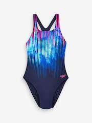 Speedo Womens Digital Printed Medalist Swimsuit - Image 9 of 10