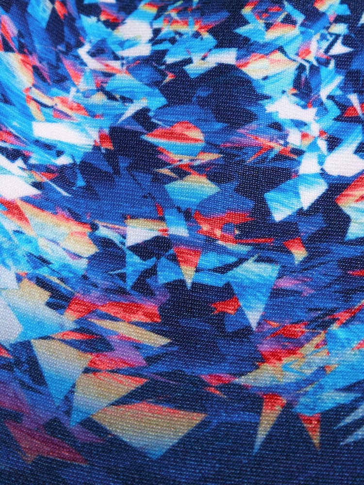 Speedo Blue Digital Placement Splashback Swimsuit - Image 8 of 8