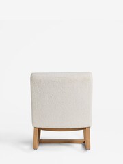 Casual Boucle Oyster Natural Flynn Rocking Chair - Image 7 of 10