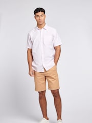 Jack Wills Brown Cotton Twill Chino Shorts - Image 3 of 4