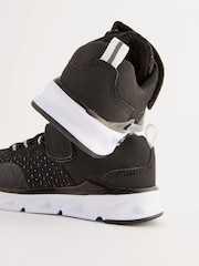 Black Elastic Lace-Up Sports Trainers - Image 4 of 5