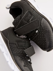 Black Elastic Lace-Up Sports Trainers - Image 5 of 5