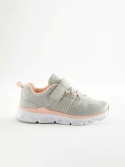 Grey/Blush Pink Sports Trainers - Image 2 of 6