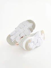 Grey/Blush Pink Sports Trainers - Image 3 of 6
