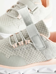 Grey/Blush Pink Sports Trainers - Image 4 of 6