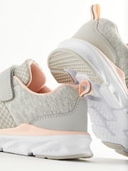 Grey/Blush Pink Sports Trainers - Image 6 of 6