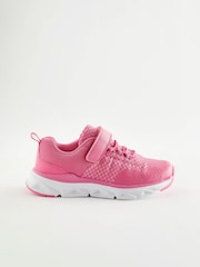 Pink Elastic Lace-Up Sports Trainers - Image 2 of 6