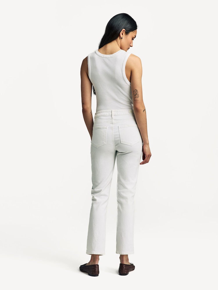 Paige Cindy High Rise Straight Jeans - Image 4 of 6