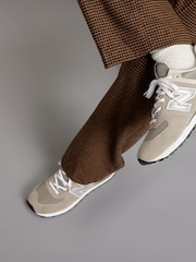 New Balance Grey Mens 574 Trainers - Image 1 of 13
