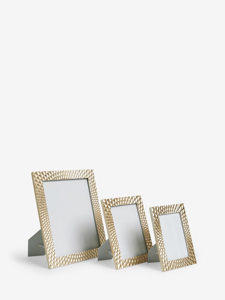 Gold Geometric Photo Frame - Image 5 of 5