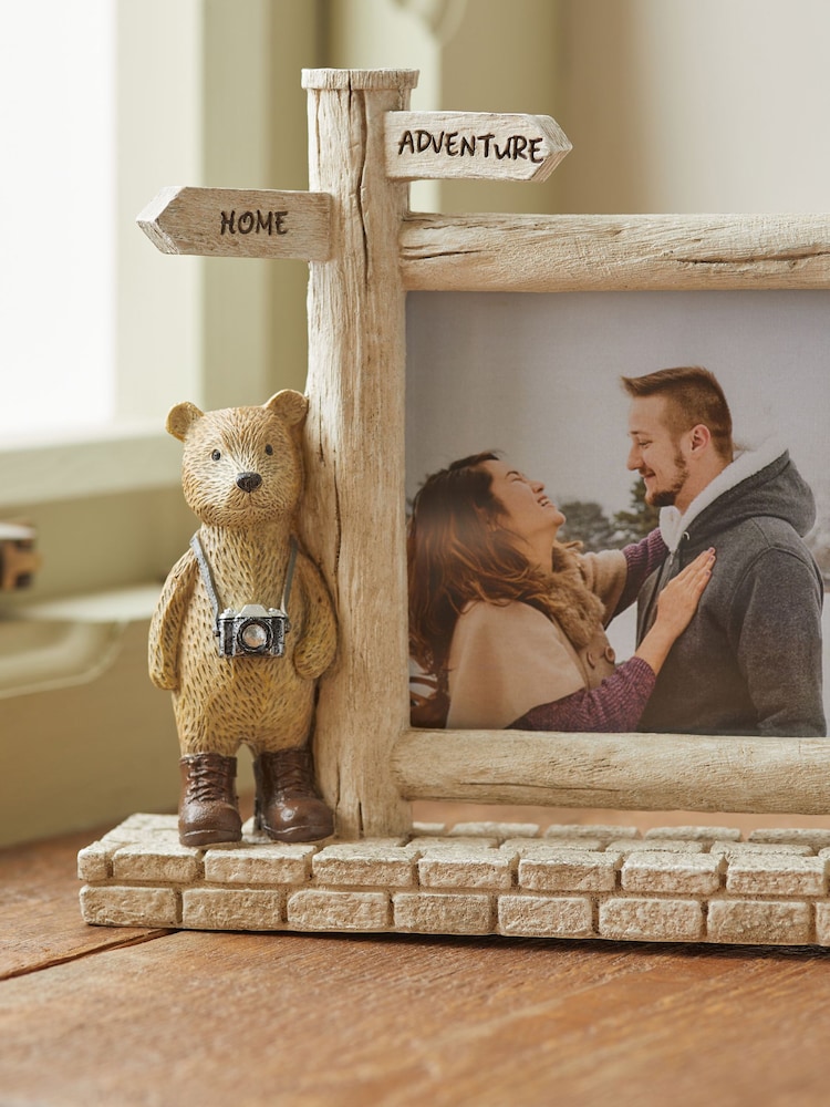 Natural Bertie the Adventure Bear Photo Frame - Image 2 of 5