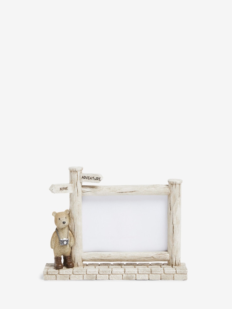 Natural Bertie the Adventure Bear Photo Frame - Image 3 of 5