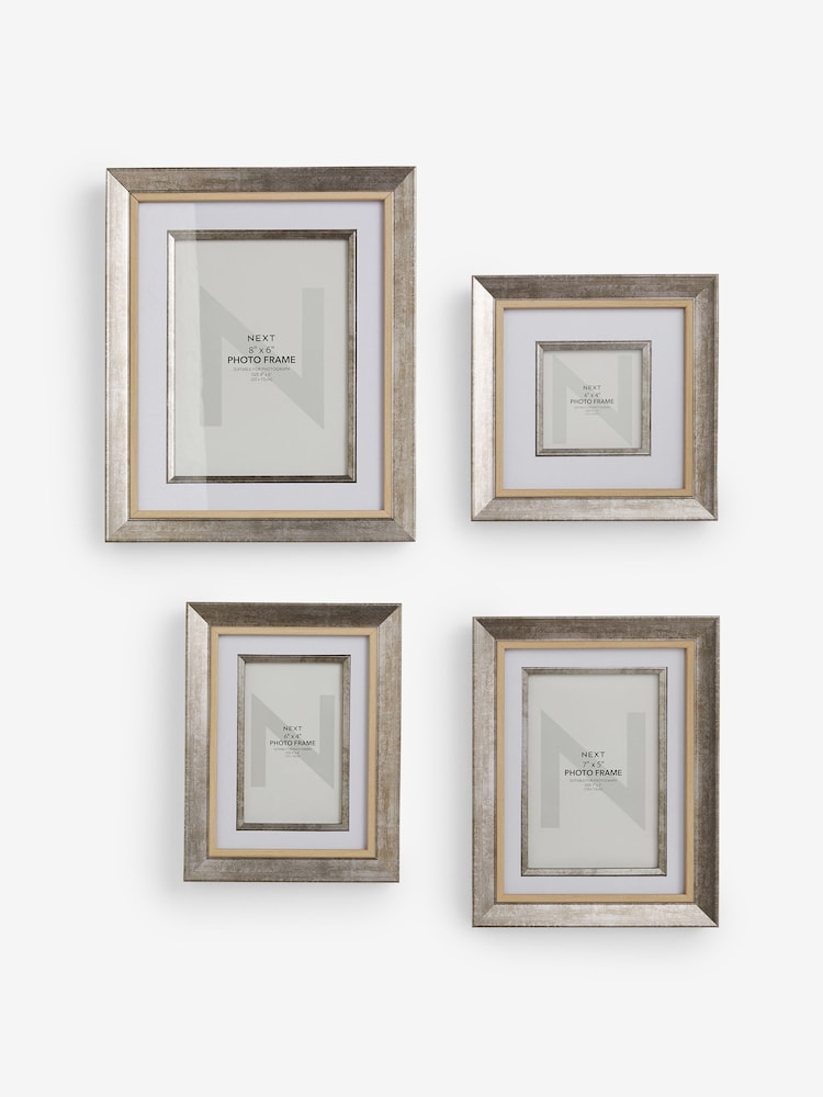 Silver Chic Mounted Photo Frame - Image 5 of 5